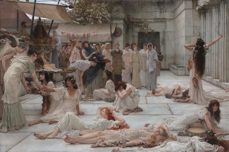 Alma-Tadema, Sir Lawrence The Women of Amphissa (mk23)